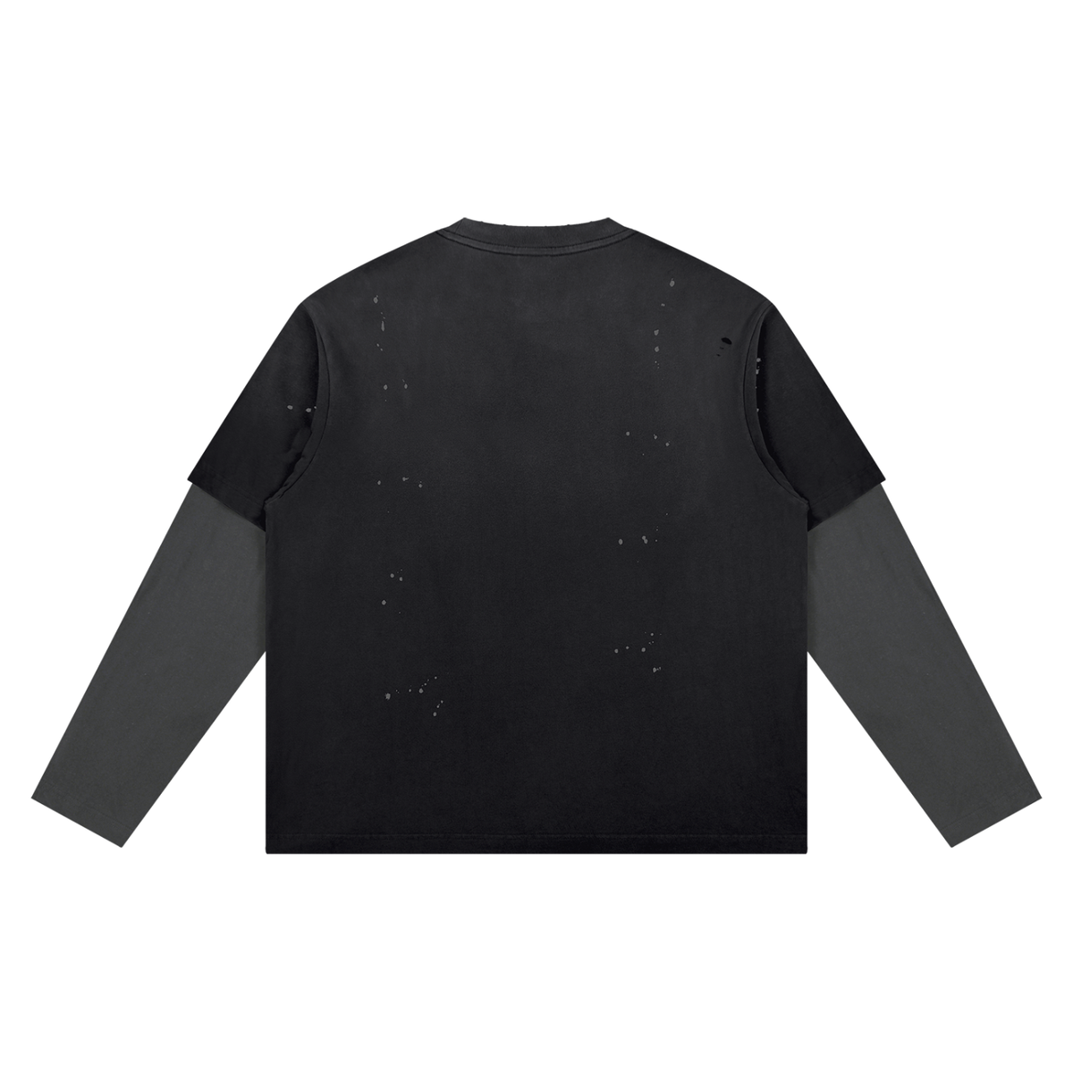 P-Pop Culture Karan Aujla Unisex Vintage Wash Distressed Layer T-Shirt