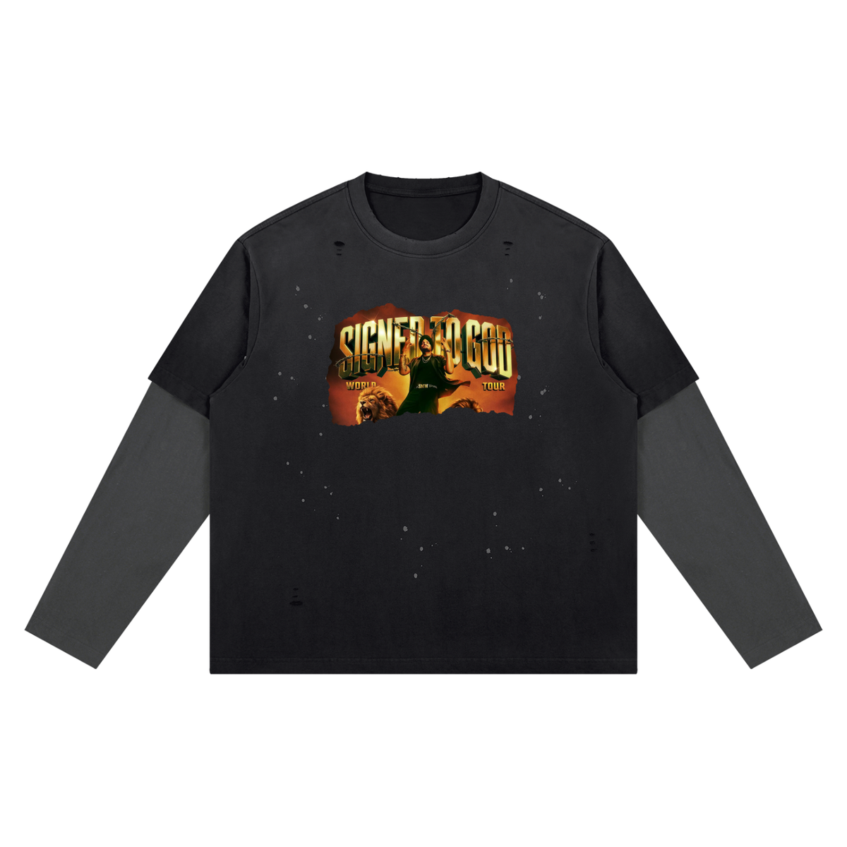 Sidhu Moose Wala World Tour Vintage Wash T-Shirt