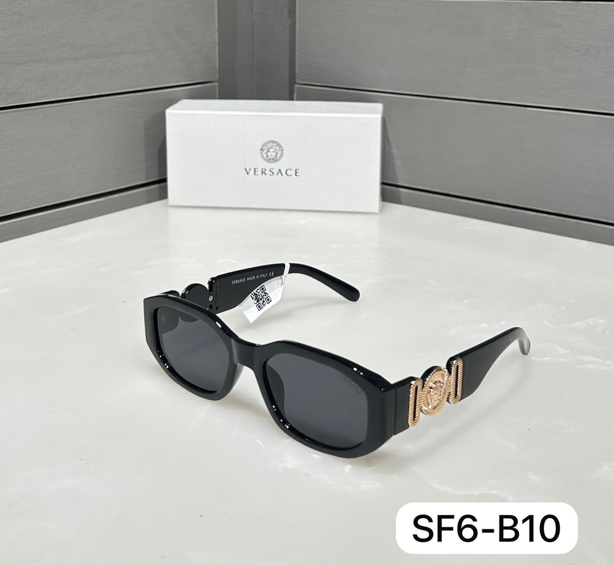 Versace Black Sunglasses SF6-B10