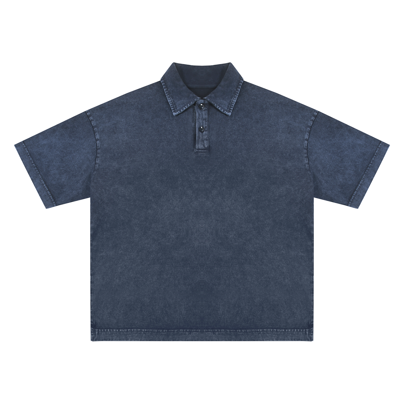 Heavyweight Snow Washed Polo T-Shirt