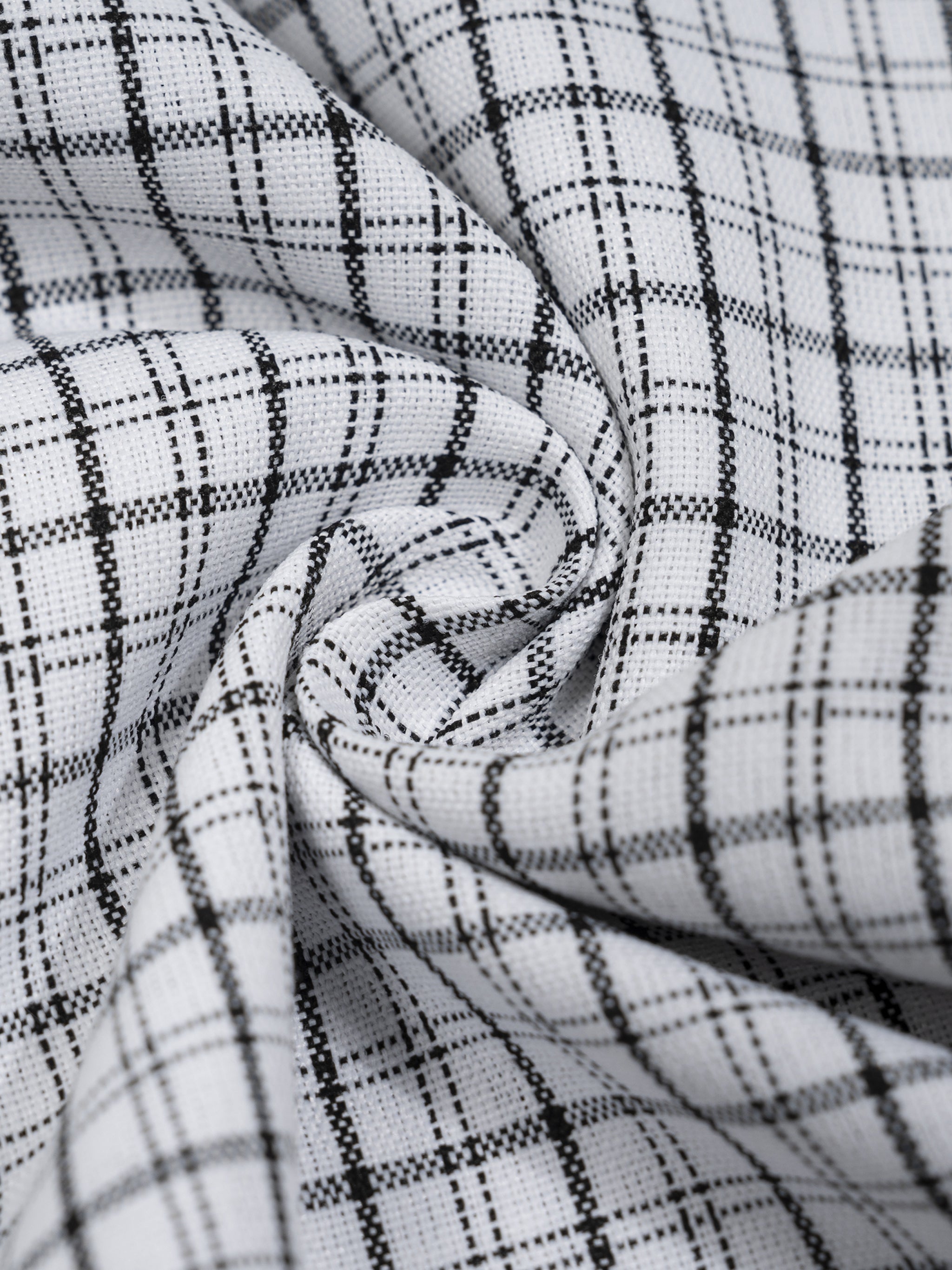 Distressed Plaid Boxy Shirt
