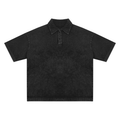 Heavyweight Snow Washed Polo T-Shirt