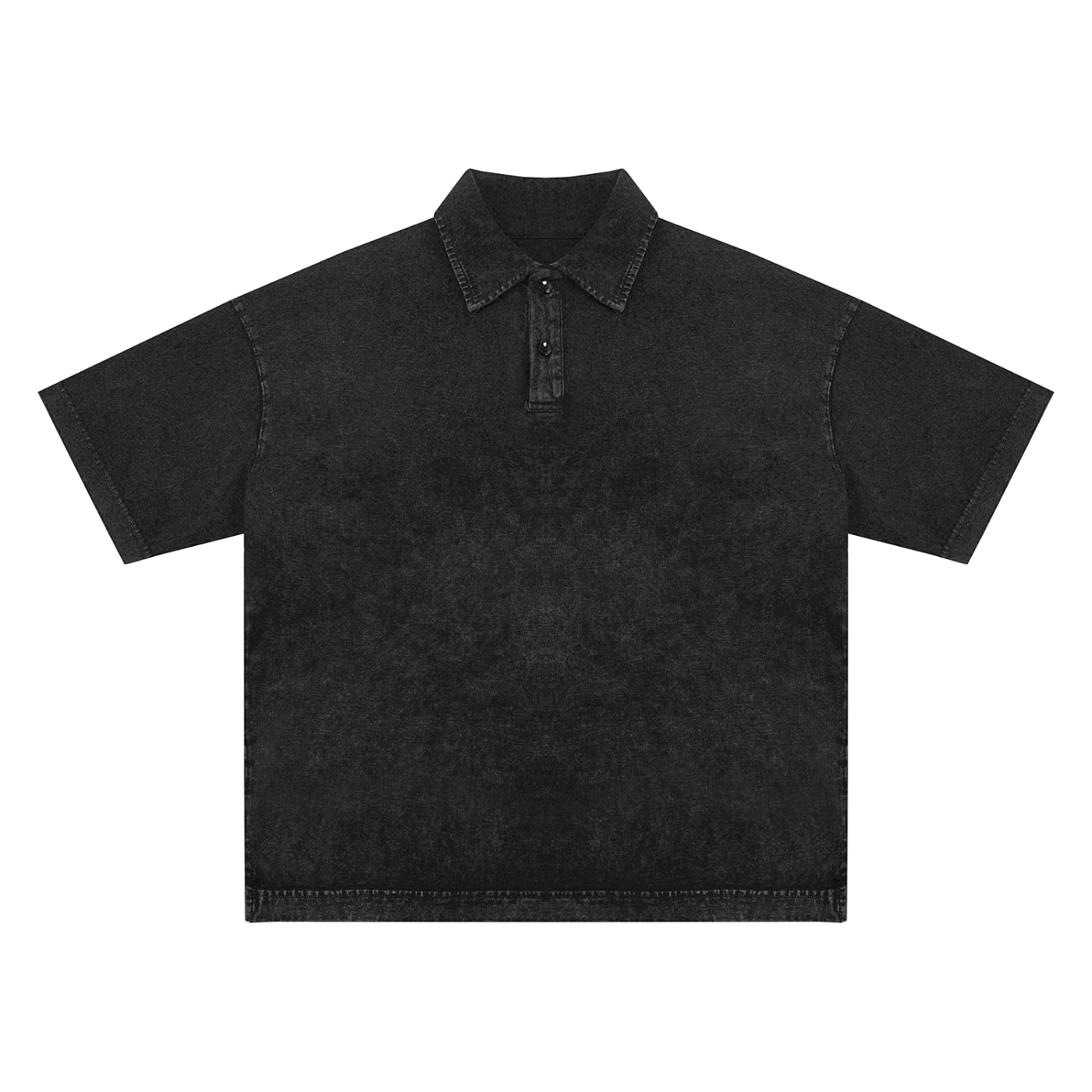 Heavyweight Snow Washed Polo T-Shirt
