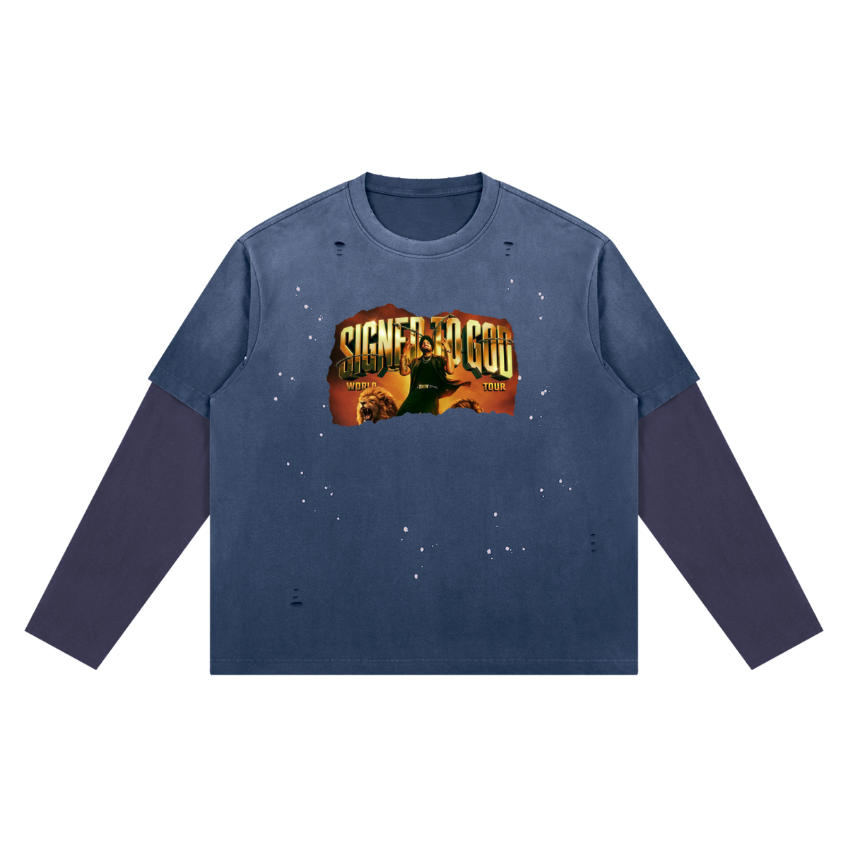 Sidhu Moose Wala World Tour Vintage Wash T-Shirt