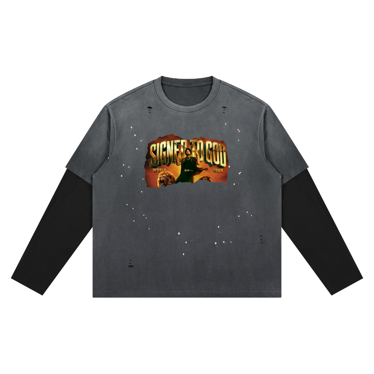 Sidhu Moose Wala World Tour Vintage Wash T-Shirt