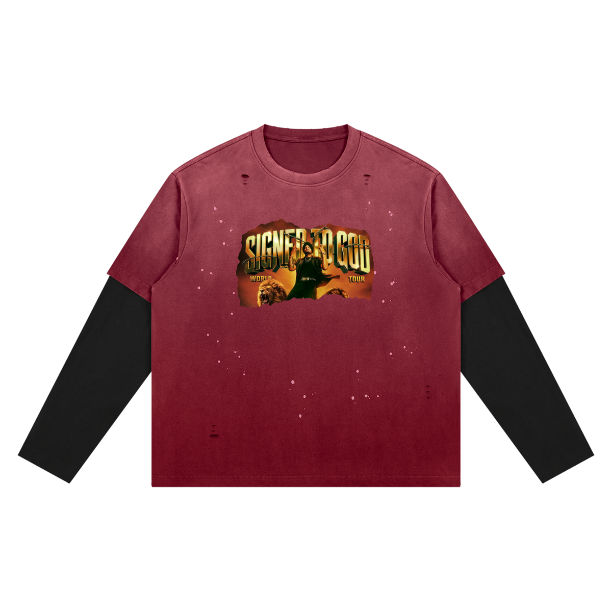 Sidhu Moose Wala World Tour Vintage Wash T-Shirt