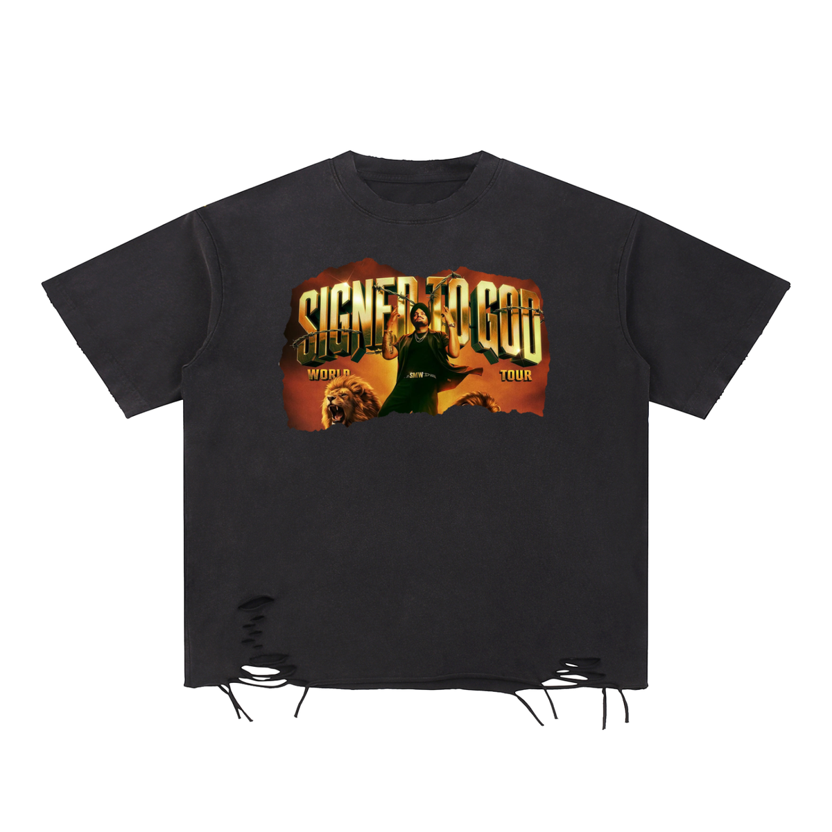 Sidhu Moose Wala Signed To God World Tour T Shirt