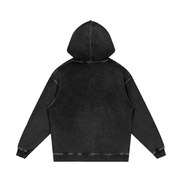 Sant Jarnail Singh Bhindranwale 1984 Acid Wash Oversize Hoodie - Image 2