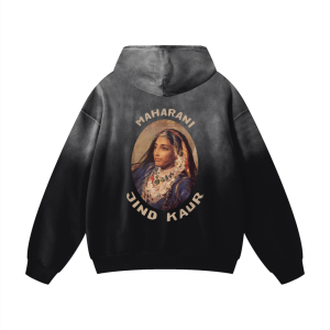 Maharani Jind Kaur Heavyweight Sunfade Oversized Hoodie