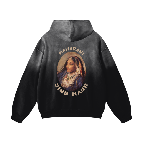 Maharani Jind Kaur Heavyweight Sunfade Oversized Hoodie