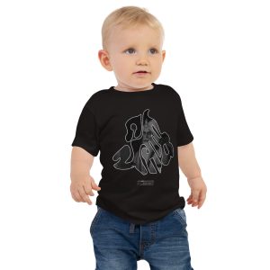 Punjab Map & Maharaja Ranjit Singh Baby T Shirt Short Sleeve