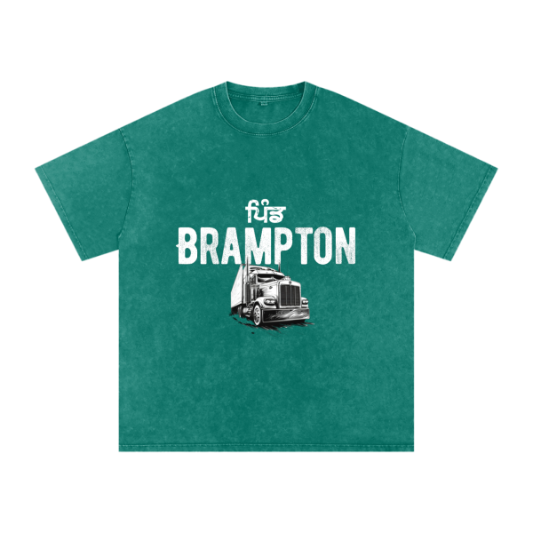 Pind Brampton Acid Wash Oversize T-Shirt - Image 7