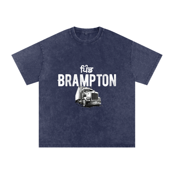 Pind Brampton Acid Wash Oversize T-Shirt - Image 3