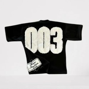 Number 003 Graphic Patch Oversized T Shirt