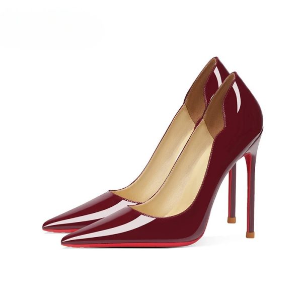 Summer Red Bottom High Heels for Women, Thin Heels, 6 Cm, 8 Cm, 10 Cm, 12 Cm - Image 6