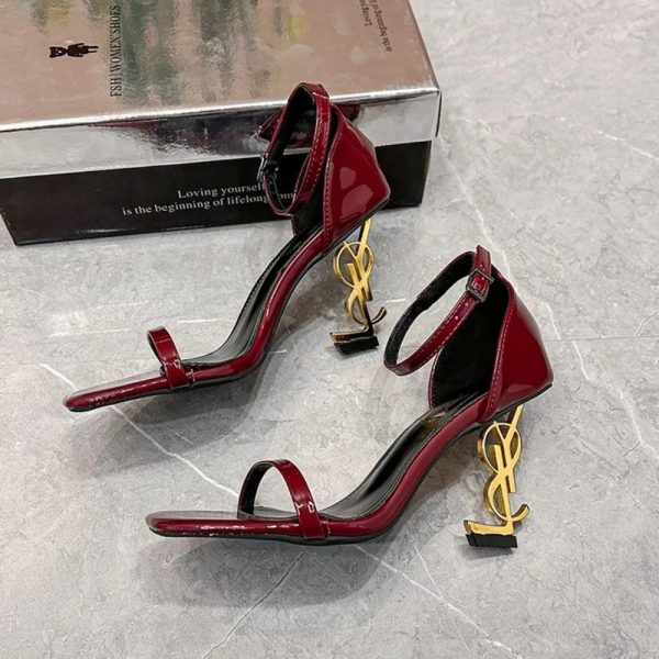 Ysl Women's High Heels in Wedge Shape - Image 4