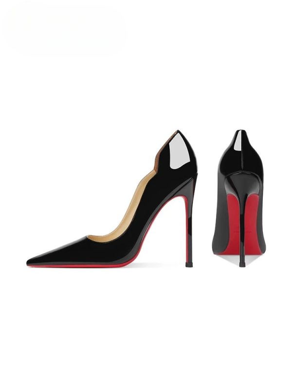 Summer Red Bottom High Heels for Women, Thin Heels, 6 Cm, 8 Cm, 10 Cm, 12 Cm