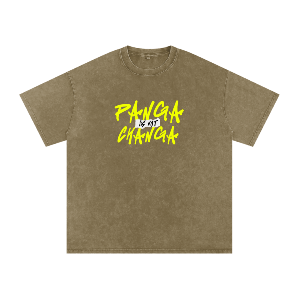 Panga Is Not Changa Acid Wash Oversize T-Shirt - Image 9