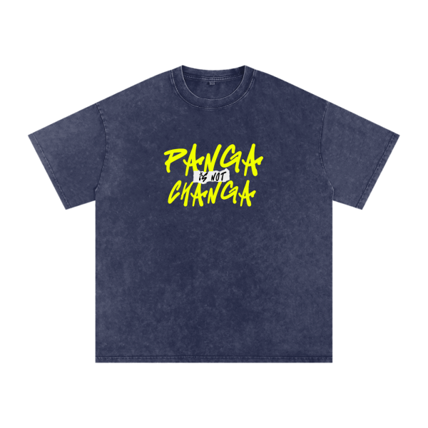 Panga Is Not Changa Acid Wash Oversize T-Shirt - Image 7
