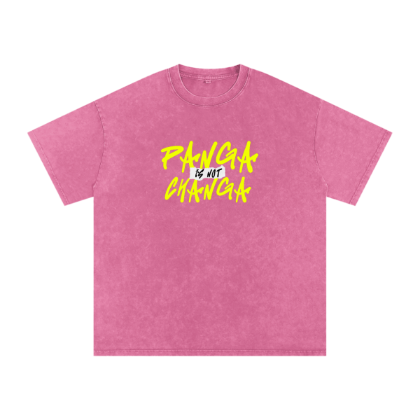 Panga Is Not Changa Acid Wash Oversize T-Shirt - Image 5