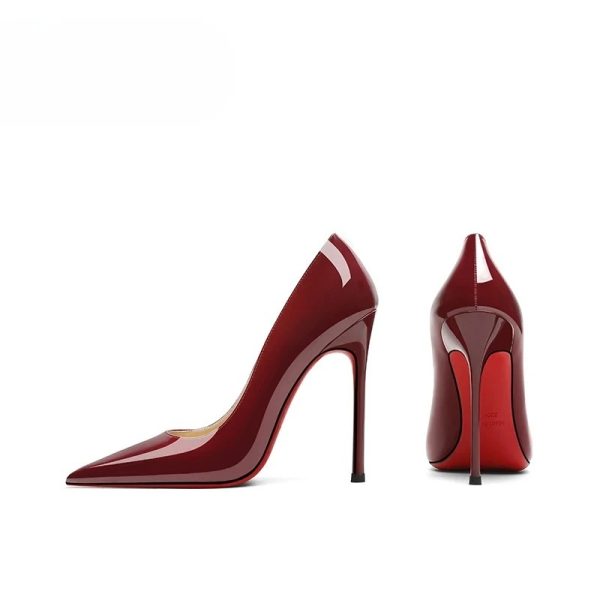 Red Bottom High Heels for Women, Thin Heels, 6 Cm, 8 Cm, 10 Cm, 12 Cm - Image 3